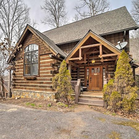 Luxury Cabin Rental In Franklin With Private Hot Tub 外观 照片