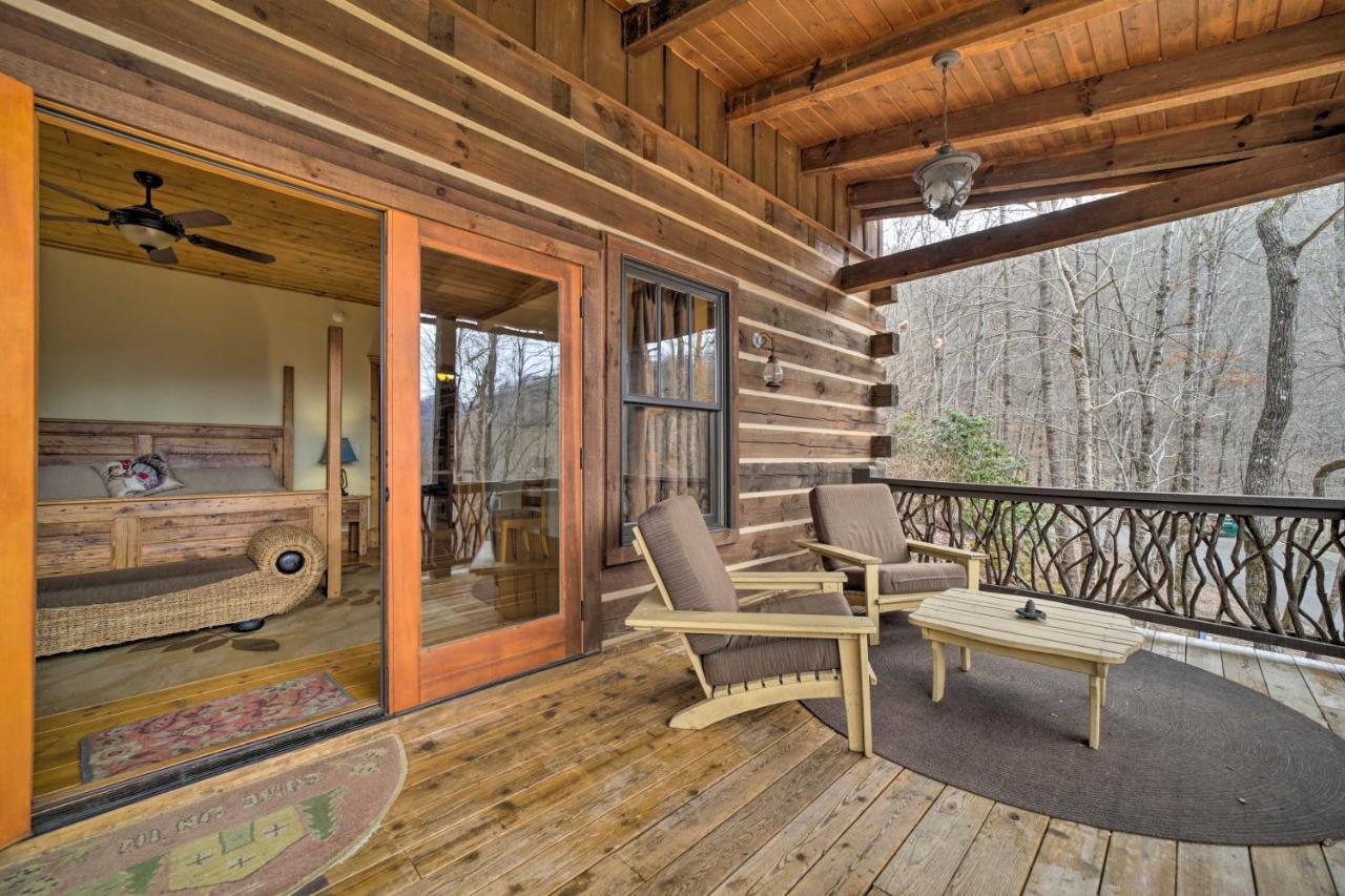 Luxury Cabin Rental In Franklin With Private Hot Tub 外观 照片