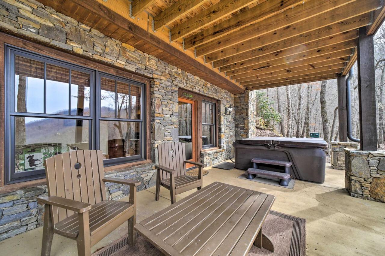 Luxury Cabin Rental In Franklin With Private Hot Tub 外观 照片