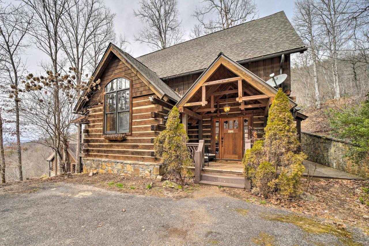 Luxury Cabin Rental In Franklin With Private Hot Tub 外观 照片