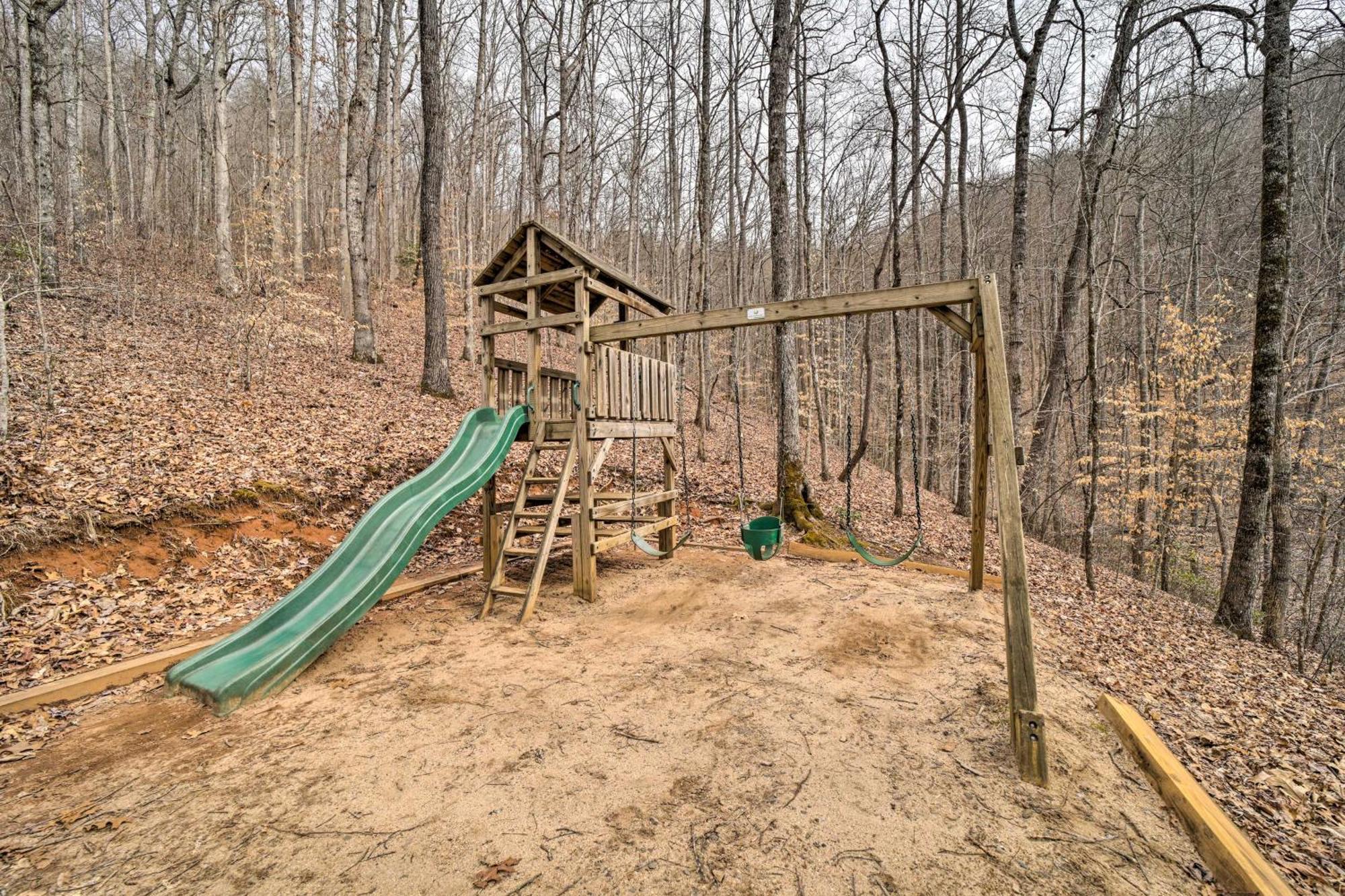 Luxury Cabin Rental In Franklin With Private Hot Tub 外观 照片